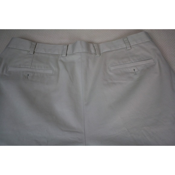 BROOKS BROTHERS Pant Advantage Chino All Cotton Pleated Cuff Beige Tan W40/L34 - Picture 7 of 9